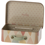 Maileg akcesoria metalowa walizka Dark Harlequin