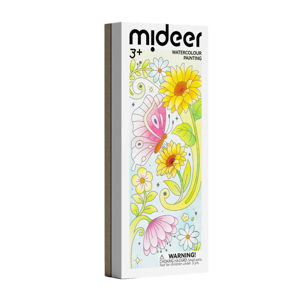 Mideer Kolorowanka dla dzieci akwarelowa Kwiaty