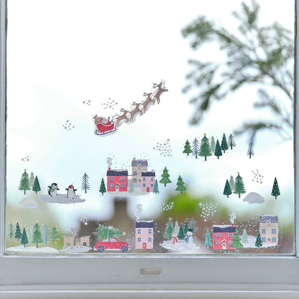 Gingerray Naklejki na okno świąteczne