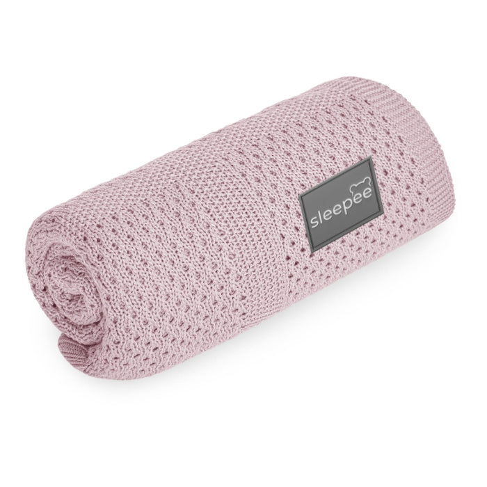 Sleepee bambusowy kocyk Ultra Soft baby pink