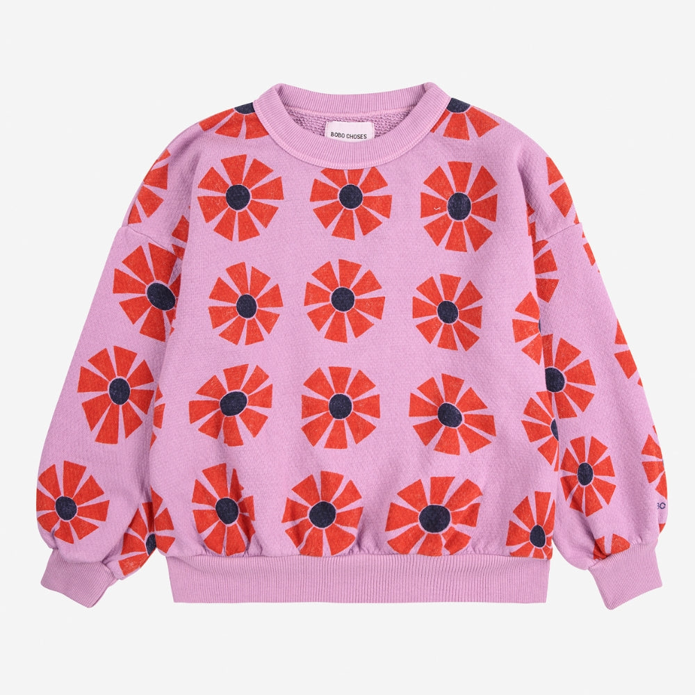 Bobo Choses Bluza dziecięca Kaleidoscope All Over Purple