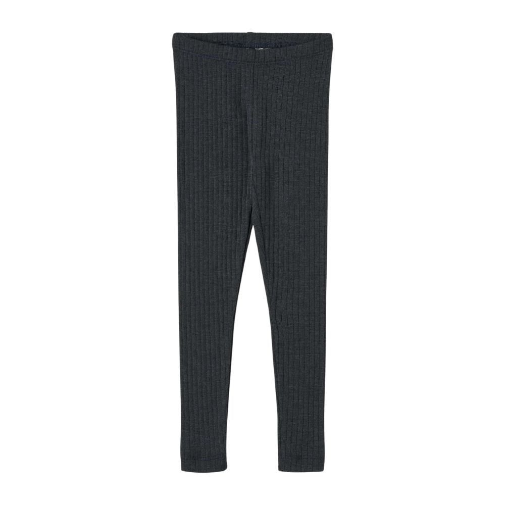 Wheat Legginsy z wełny jedwabnej dla dzieci Navy
