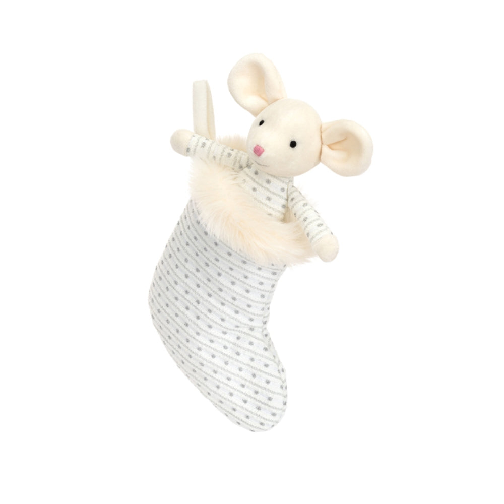 Jellycat Przytulanka Myszka w Lśniącej Skarpecie