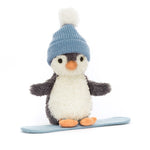 Jellycat Przytulanka Pingwin na snowboardzie
