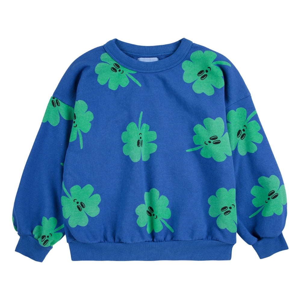 Bobo Choses Bluza dla dzieci Lucky Clover all over Blue