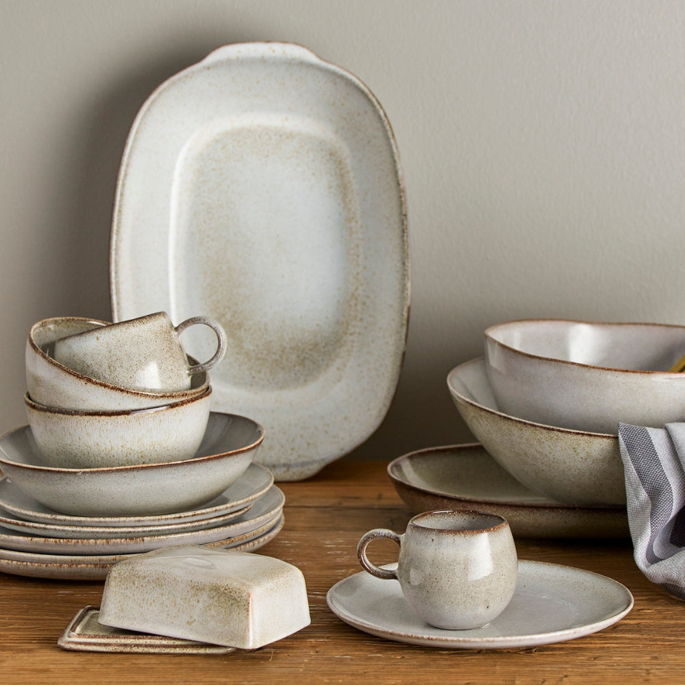 Bloomingville Zestaw naczyń Sandrine Nature Stoneware