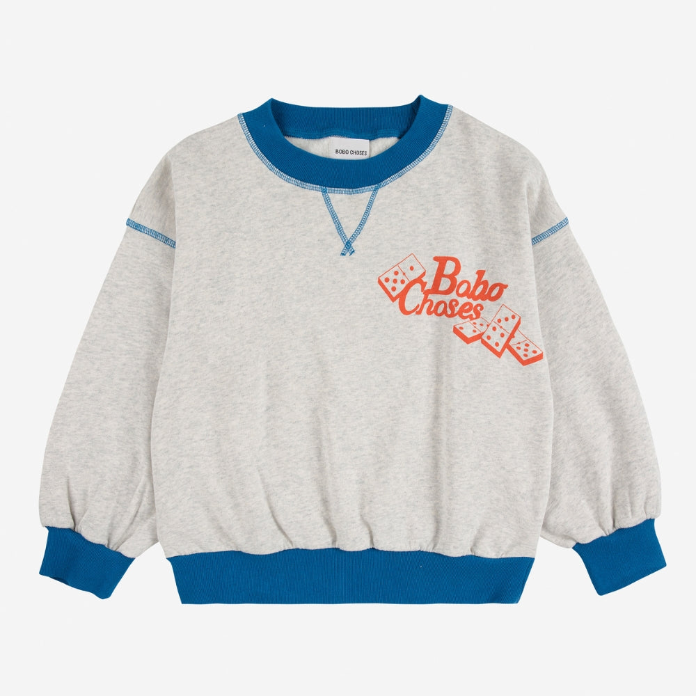 Bobo Choses Bluza dziecięca Dominos Light Heather Grey