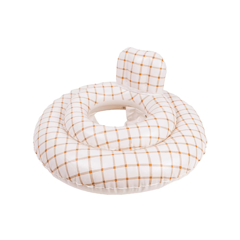 Mrs Ertha Koło do pływania dla niemowląt Organic Squares