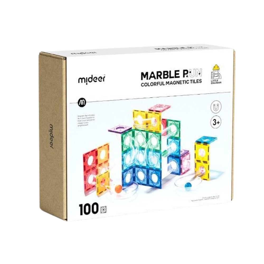 Mideer Klocki magnetyczne z kulkami Tor kulkowy 100 szt.