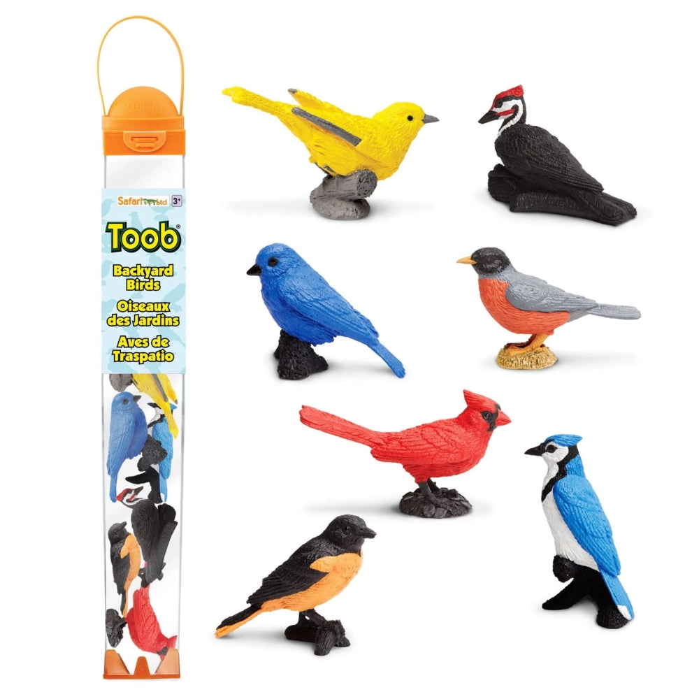 Safari Ltd Figurki dla dzieci Ptaki ogrodowe w tubie