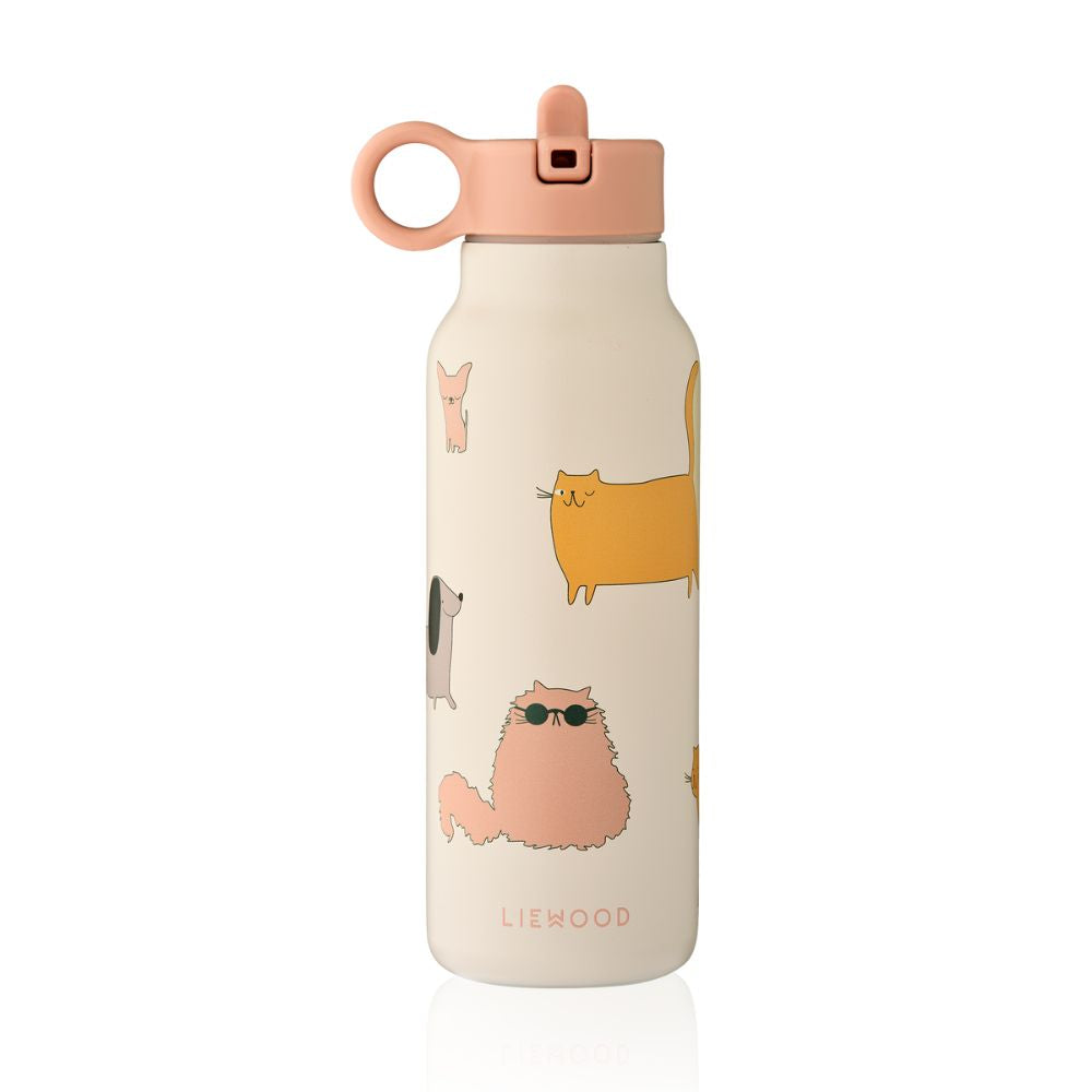 Liewood Butelka termiczna dla dzieci 350 ml Falk Cats and Dogs Sandy