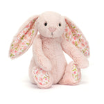 Jellycat Maskotka królik z kwiecistymi uszami Pudrowy Róż „cherry” 18 cm