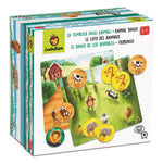 Ludattica Gry dla dzieci 2w1 Animal Bingo/Tombola i Memo