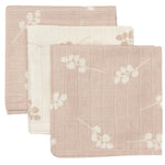 Jollein Pieluszki muślinowe dla noworodka Twig Wild Rose - 3 sztuki