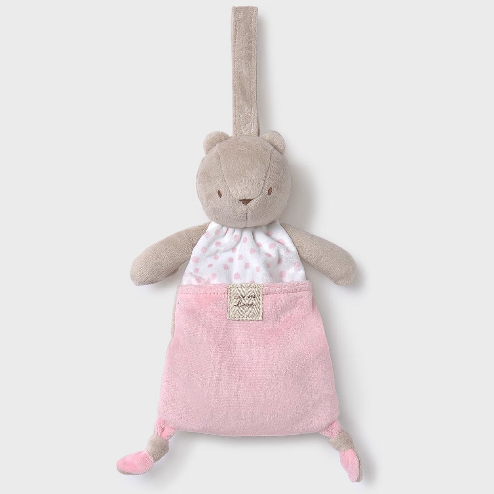 Mayoral Urocza przytulanka dla niemowlaka szmatka Miś Róż baby