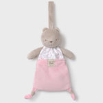 Mayoral Urocza przytulanka dla niemowlaka szmatka Miś Róż baby