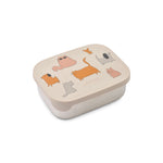 Liewood Lunchbox dla dzieci Arthur Cats and Dogs Sandy