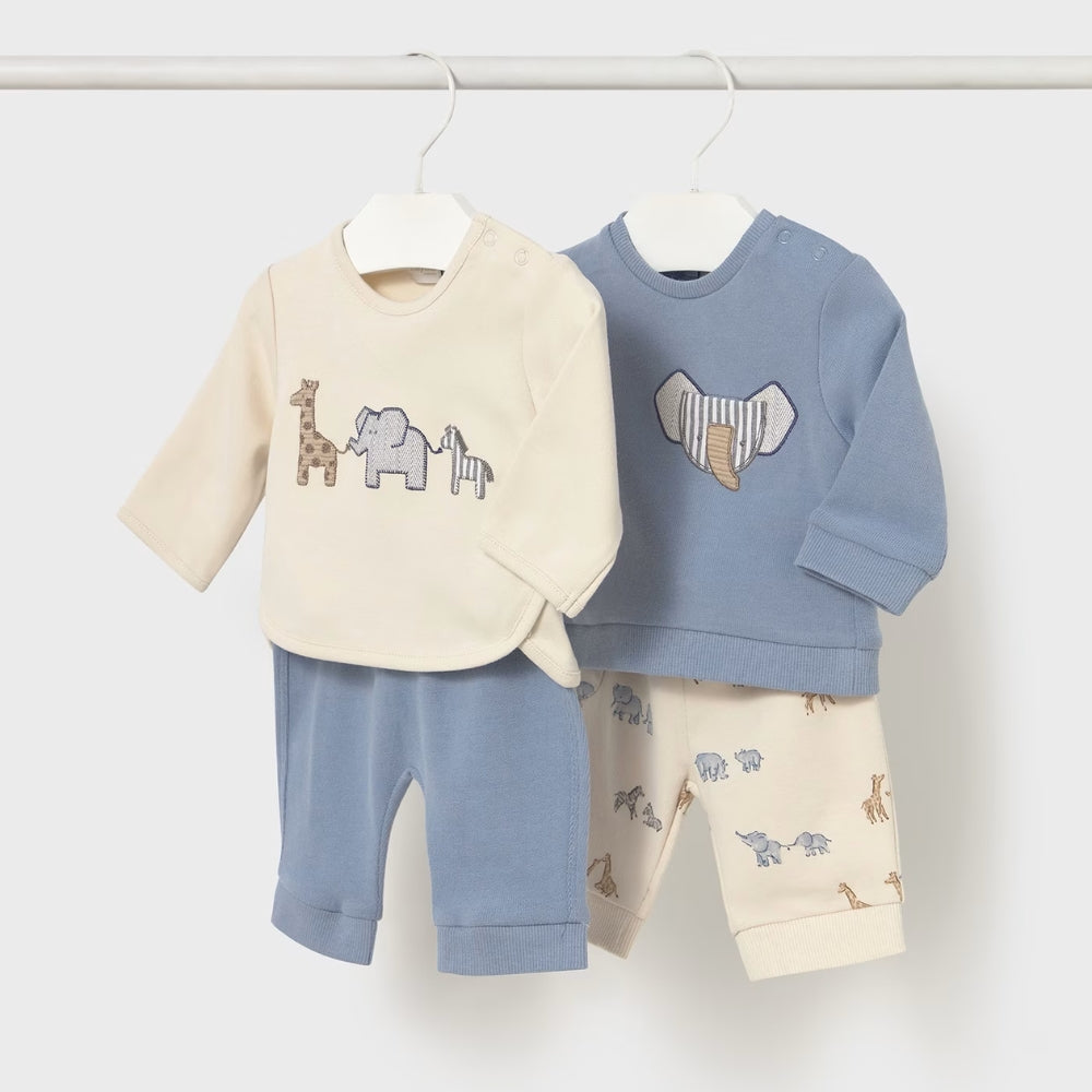 Mayoral Komplet 4-częściowy Animals dla niemowlaka Blue bell