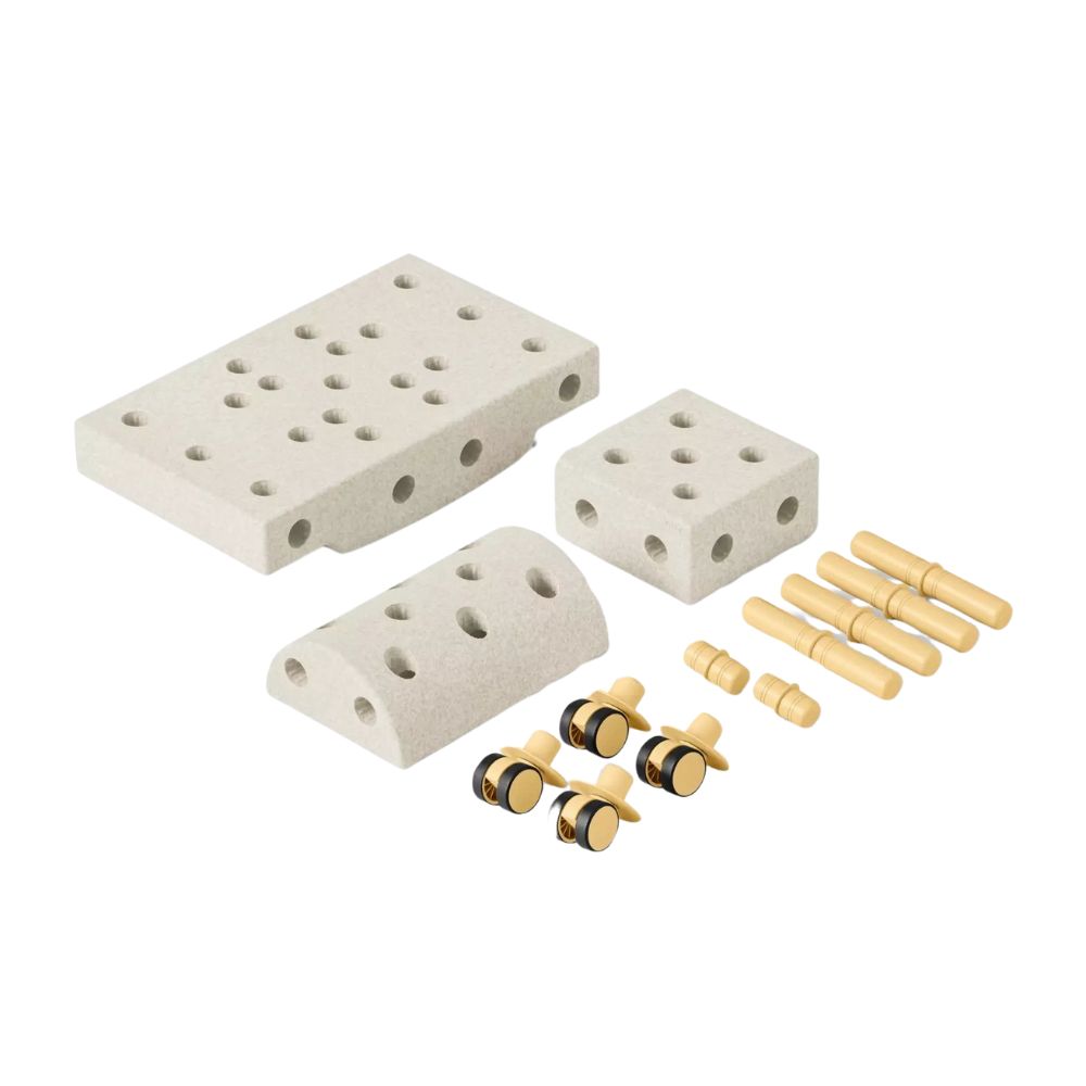 Modu Klocki konstrukcyjne dla dzieci Curiosity set Sand Grey / Honey Yellow