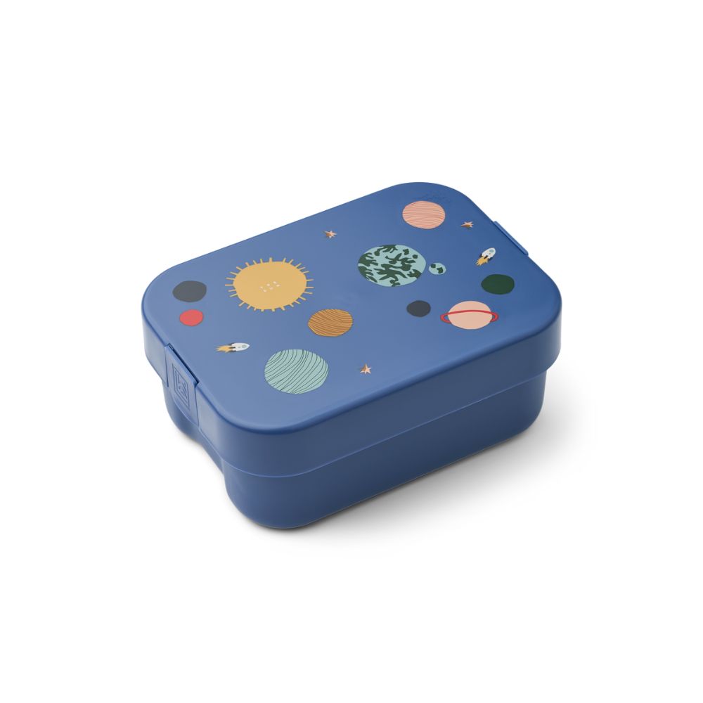 Liewood Lunchbox dla dzieci Kamil Universe Classic navy