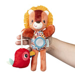 Lilliputiens Przytulanka dla niemowlaka pacynka Lew Jack