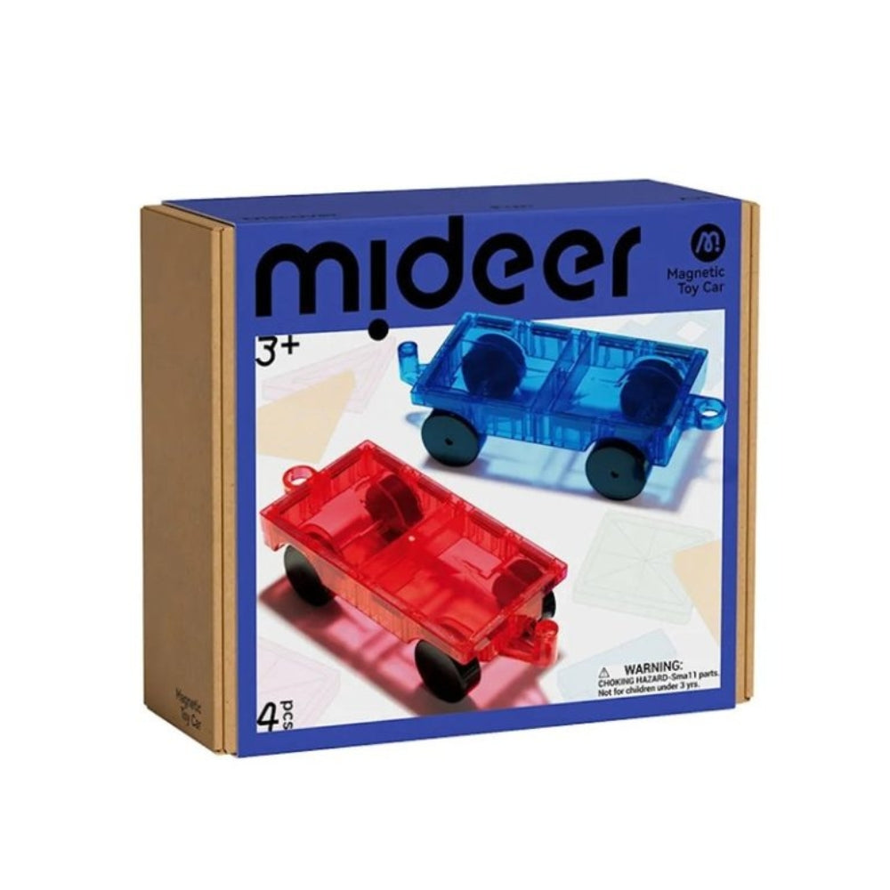 Mideer Klocki magnetyczne podwozia 4 szt.
