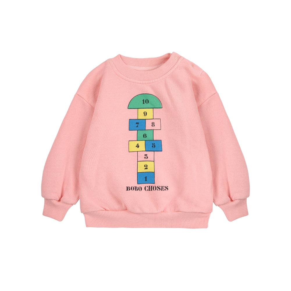Bobo Choses Bluza dla dzieci Hopscotch Pink