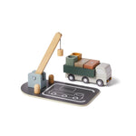 Flexa Kocki dla dzieci Ciężarówka i dźwig