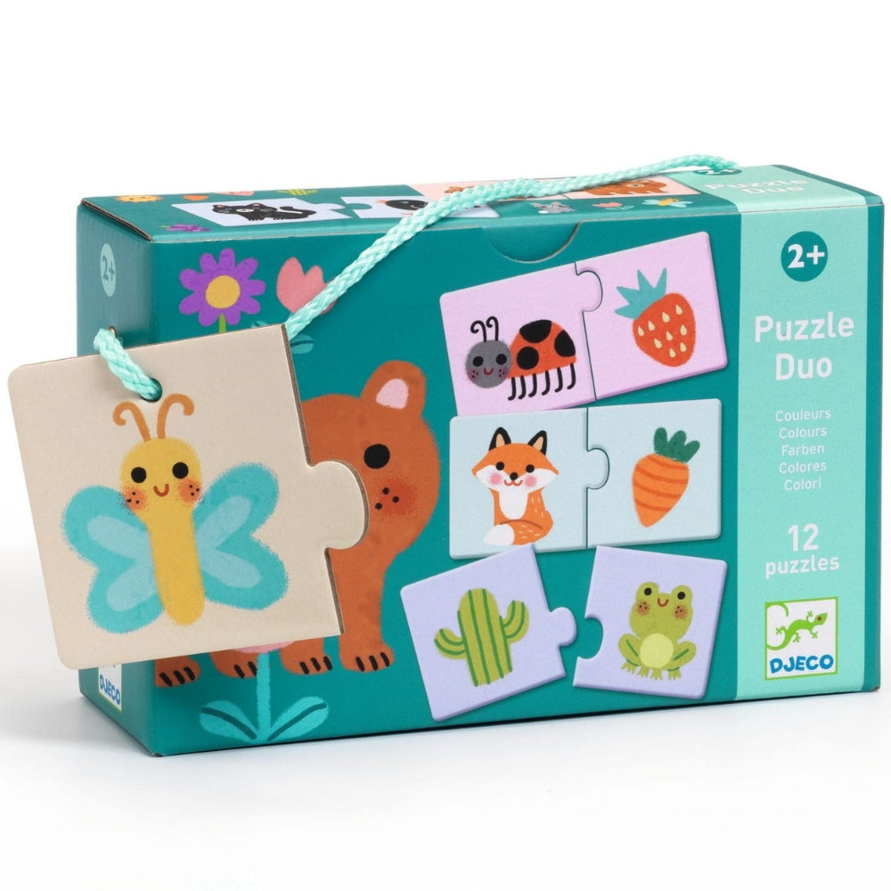 Djeco Puzzle dla dzieci duo Kolory