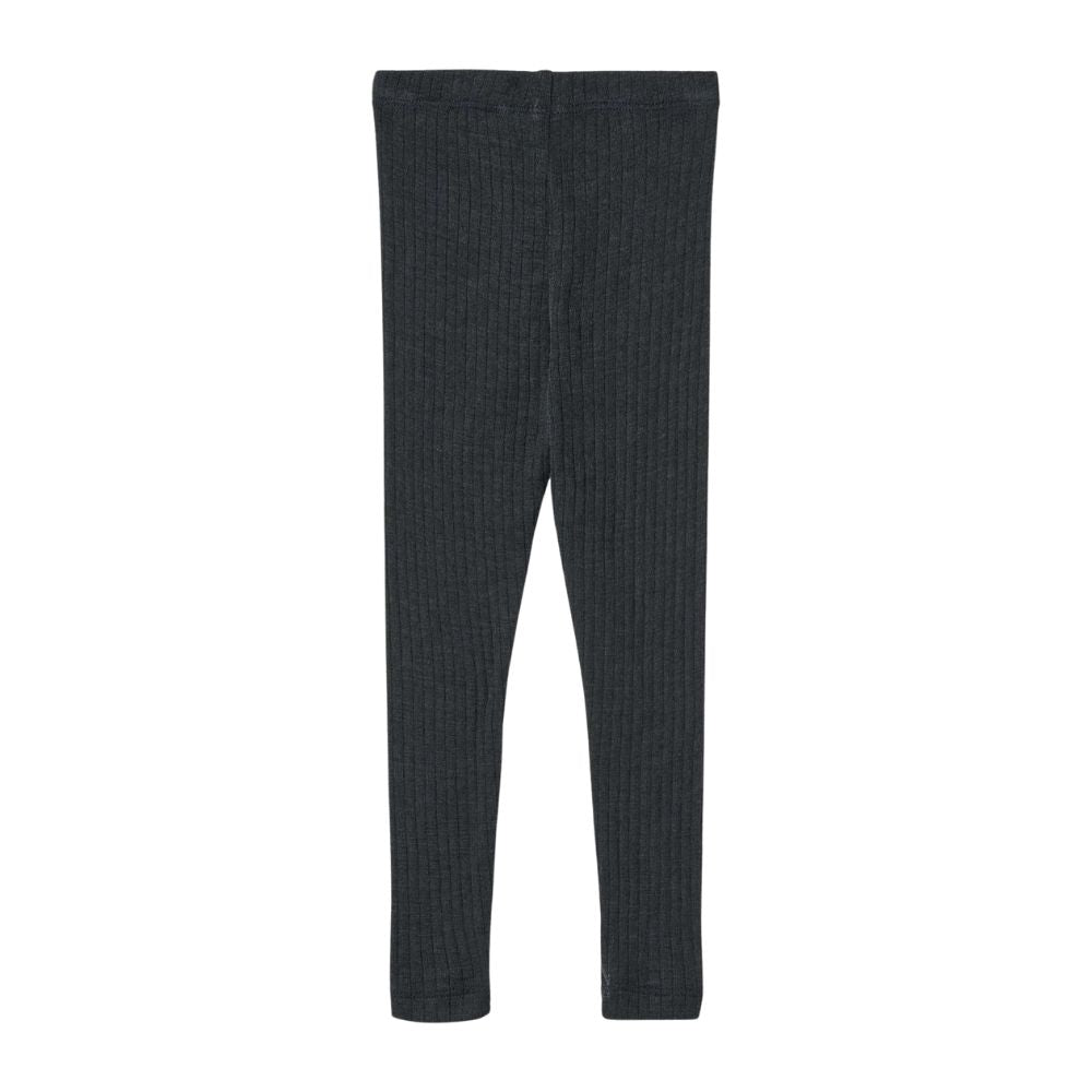 Wheat Legginsy z wełny jedwabnej dla dzieci Navy