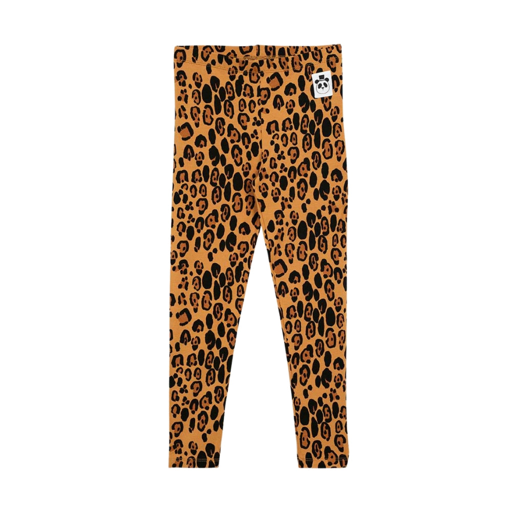 Mini Rodini Leginsy dla dziewczynki Basic leopard