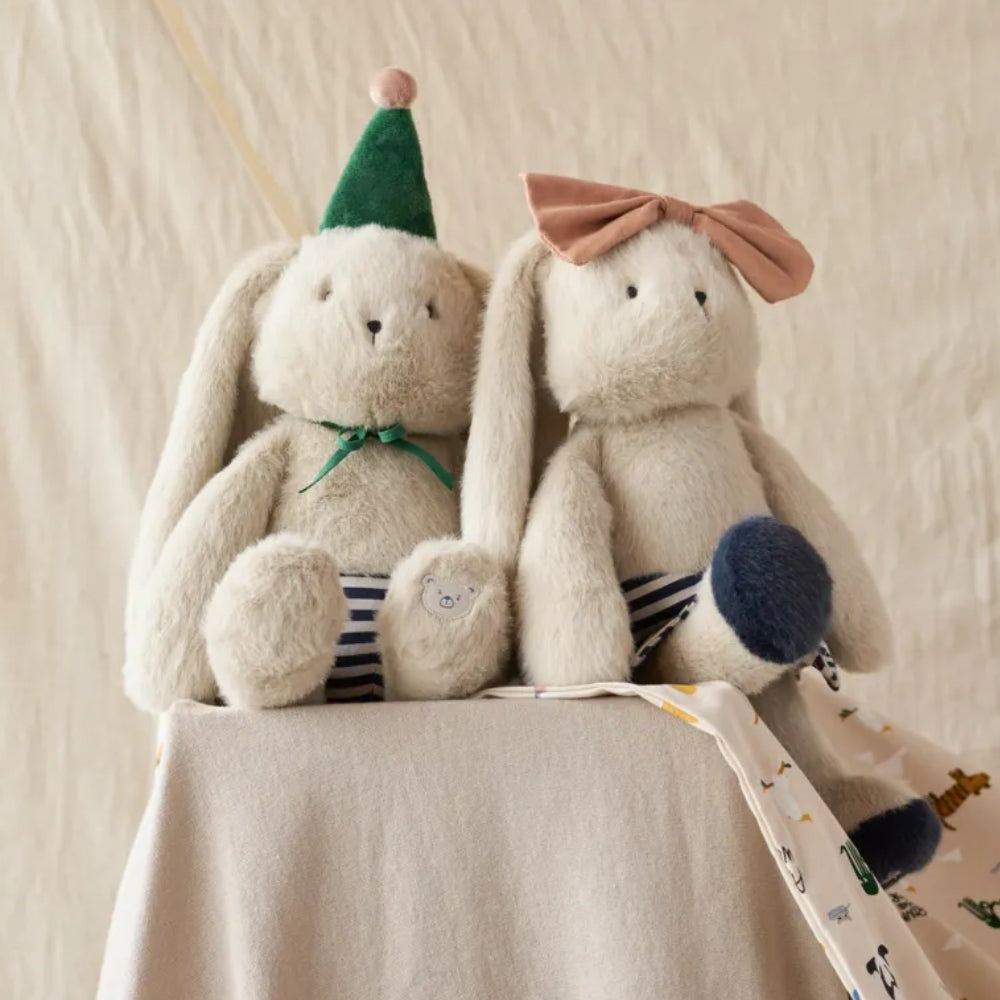 Liewood Przytulanka Królik Bertrand Teddy Mist Blue stripe mix