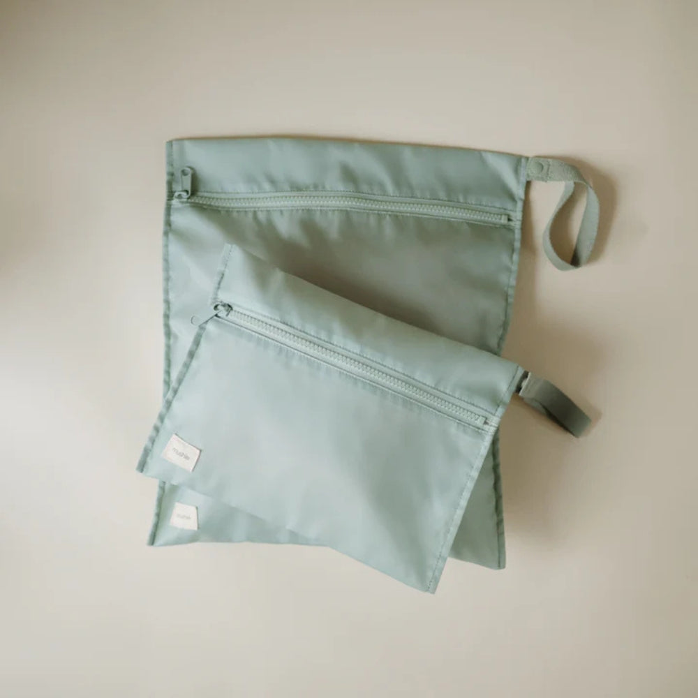 Mushie Wodoodporne Torebki 2szt. Roman Green