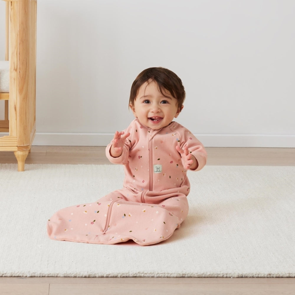 ergoPouch Śpiworek do spania z Rękawami Jersey Daisies 8-24M 1.0TOG