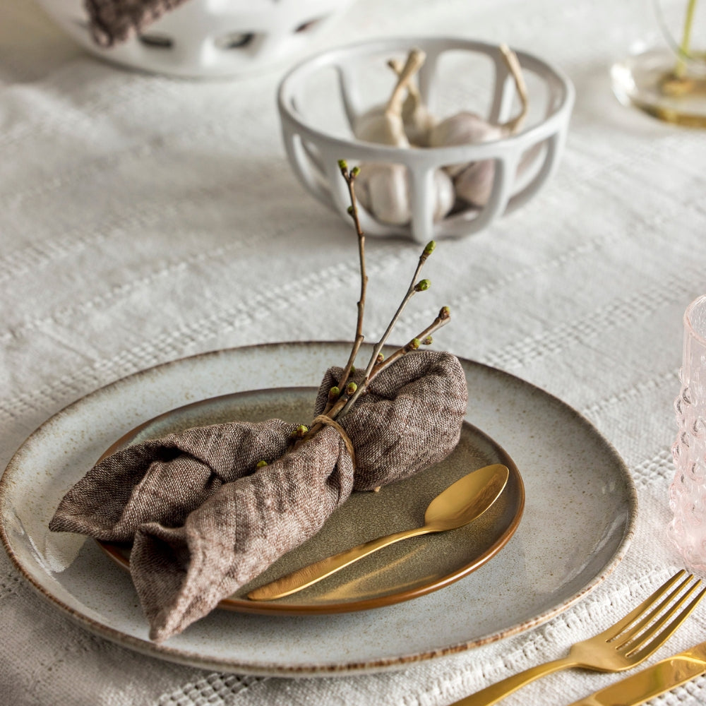 Bloomingville Zestaw naczyń Sandrine Nature Stoneware