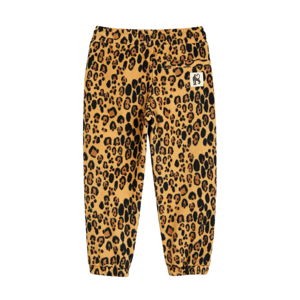 Mini Rodini Spodnie polarowe Leopard