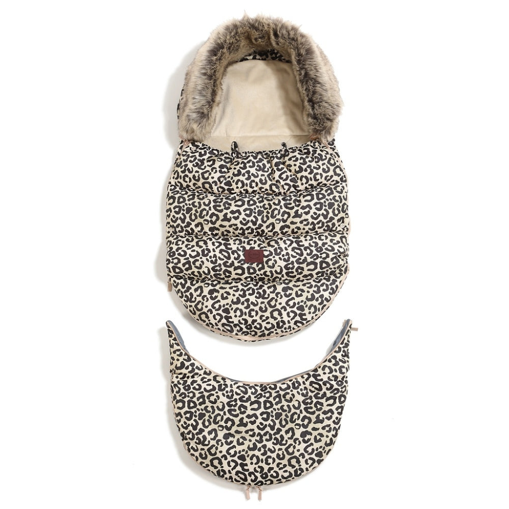 La Millou Śpiworek do wózka Combo Multi Leopard Cream