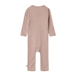 Wheat Kombinezon wełniany dla niemowlaków Dusty Dry Rose