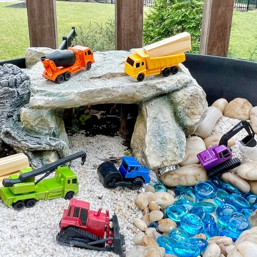 Safari Ltd Figurki dla dzieci Pojazdów Budowlanych w Tubie