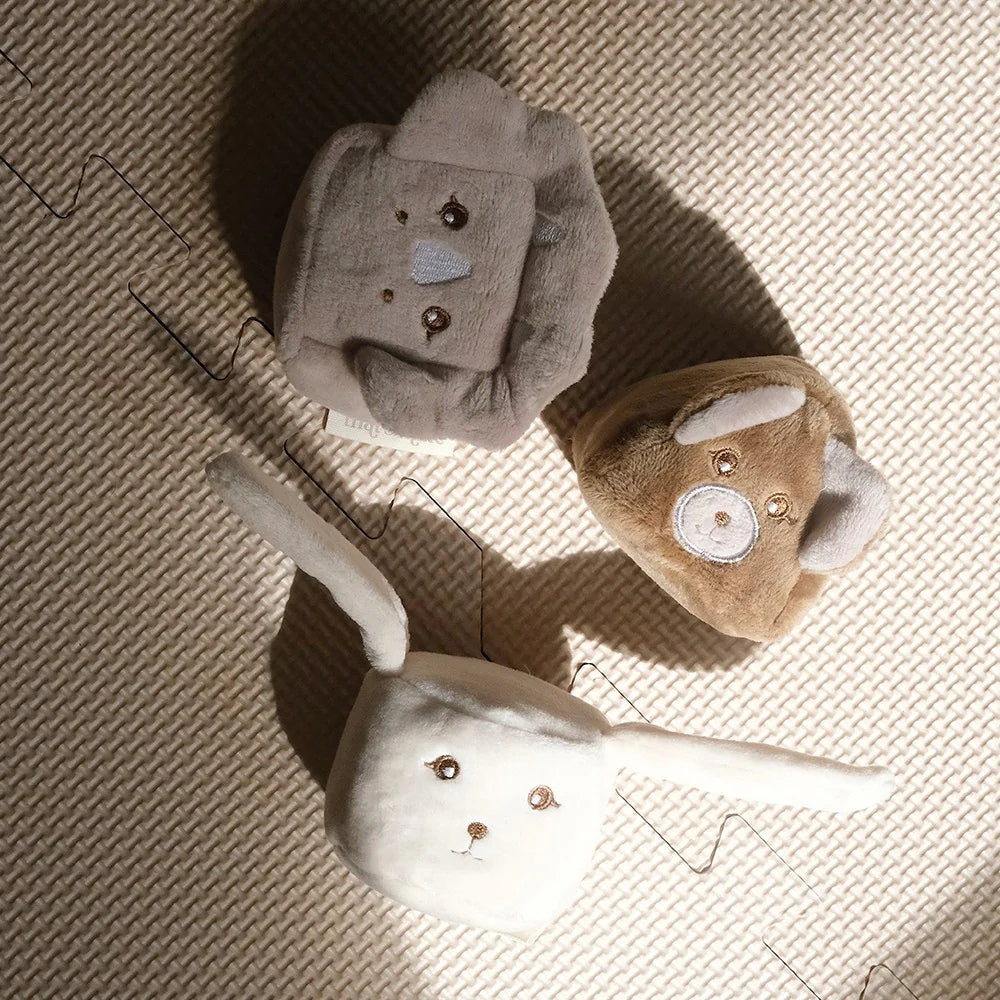 SKAZA That’s Mine Zabawka sensoryczna dla niemowlaka Klocki Dino bear and bunny