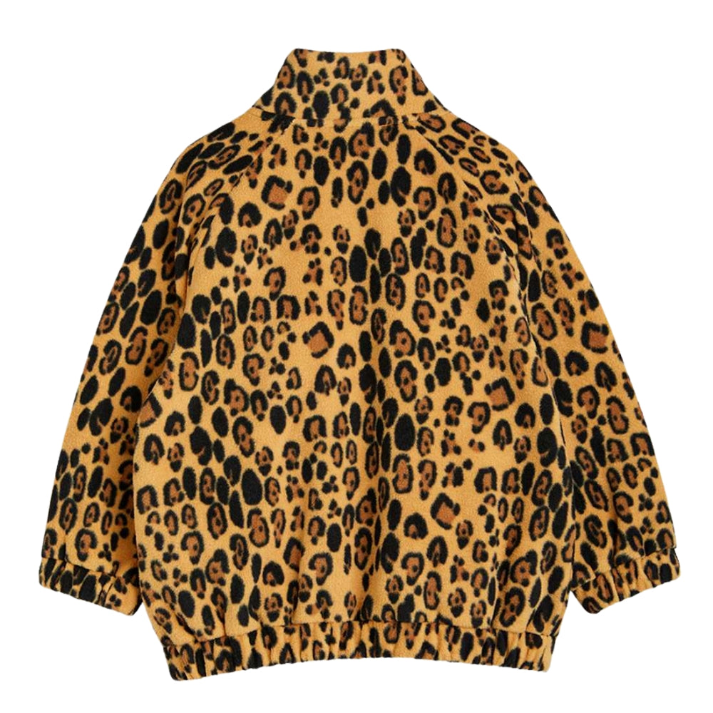 Mini Rodini Kurtka polarowa Leopard