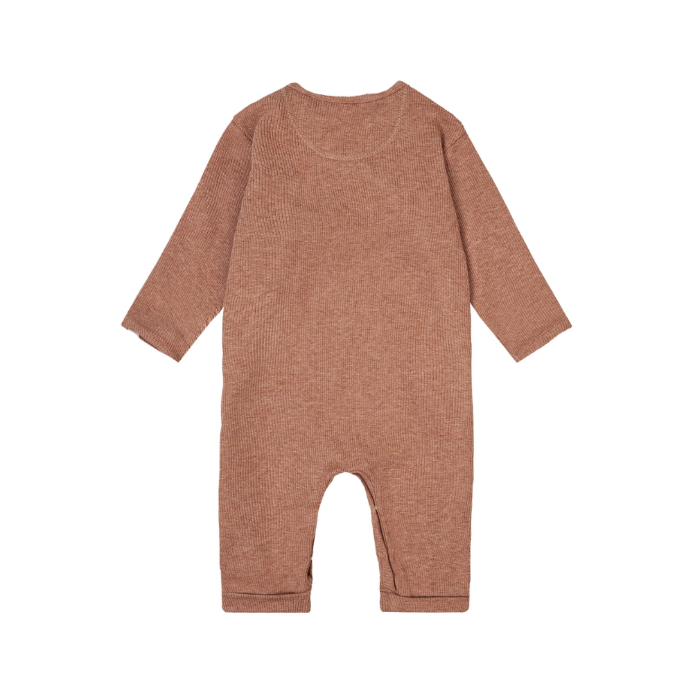 Noppies Kombinezon dla niemowlaka Nevis Cafe au Lait Melange