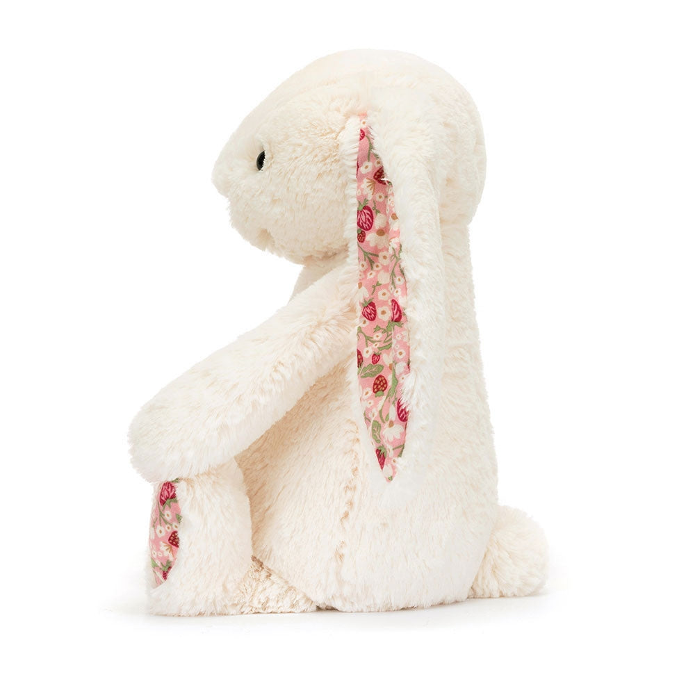Jellycat Maskotka królik z kwiecistymi uszami Kremowy „berry” 31 cm