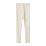 Wheat Legginsy wełniane dla dzieci Eggshell Melange