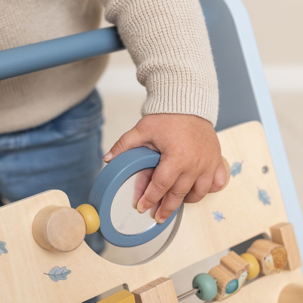 SKAZA Little Dutch Drewniany chodzik edukacyjny dla dzieci pchacz Forest Friends