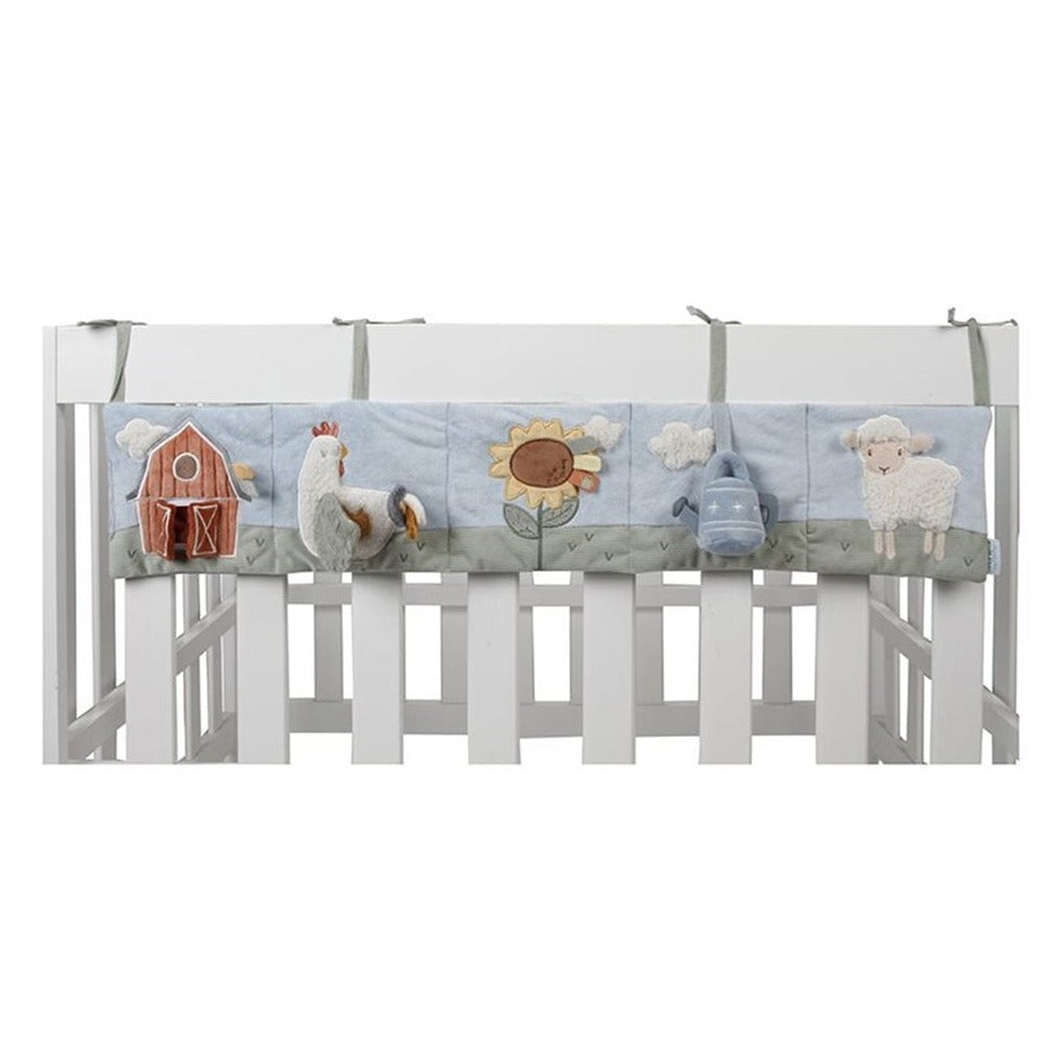 Little Dutch Książeczka sensoryczna dla niemowląt zawieszka do łóżeczka Little Farm