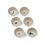 Liewood Miseczki dla dzieci Cees 6-Pack Dinosaurs Mist