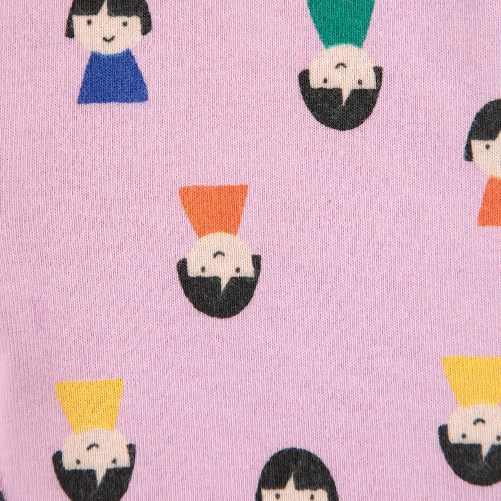 Bobo Choses Legginsy dla dziewczynki Pawns All Over Lavender
