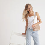 Joissy Mała torebka dla mamy crossbody Kenza blush beige