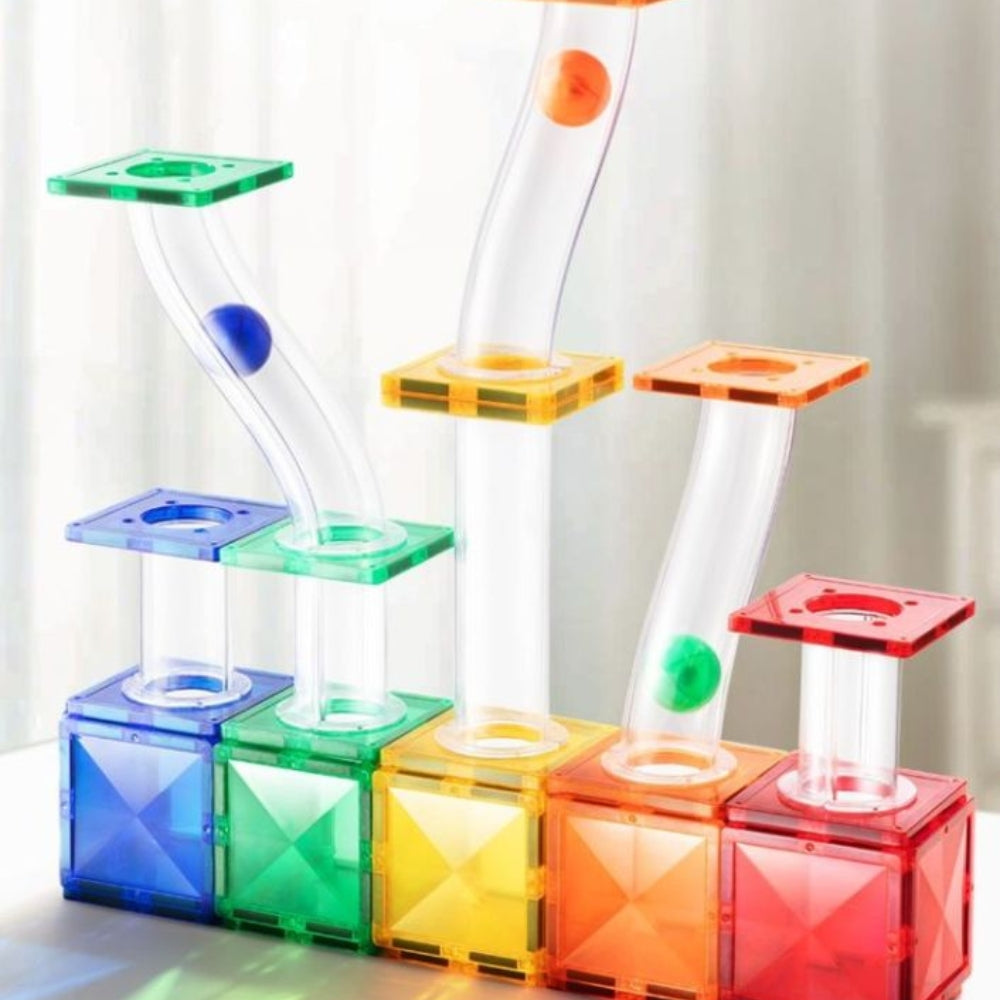Mideer Klocki magnetyczne z kulkami Tor kulkowy 100 szt.